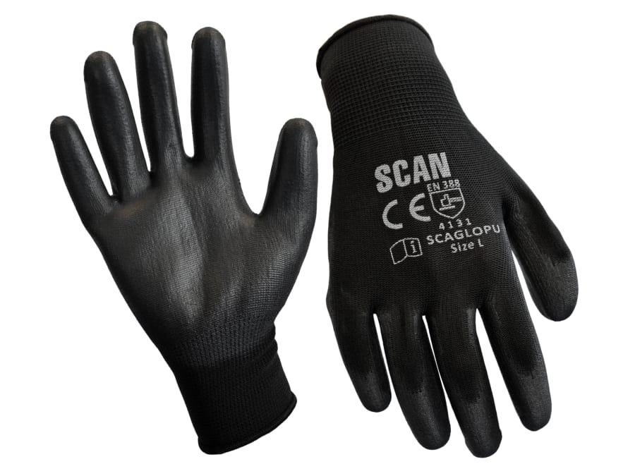 Scan PU Coated Gloves-Size L