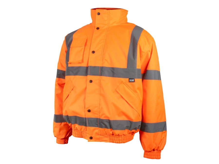 Scan UC804O Hi-Vis Bomber Jacket Orange