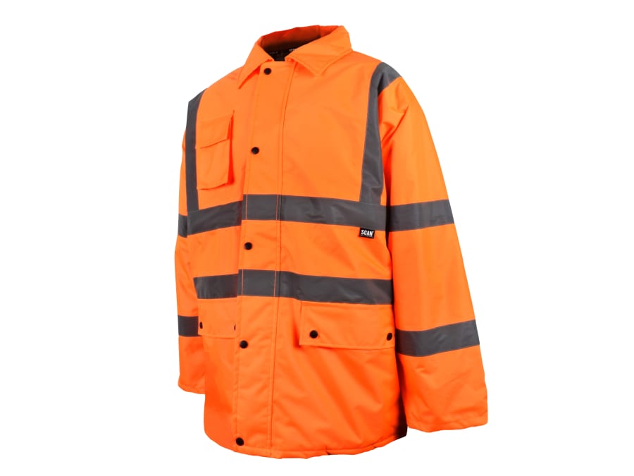 Scan UC803O Hi-Vis Motorway Jacket