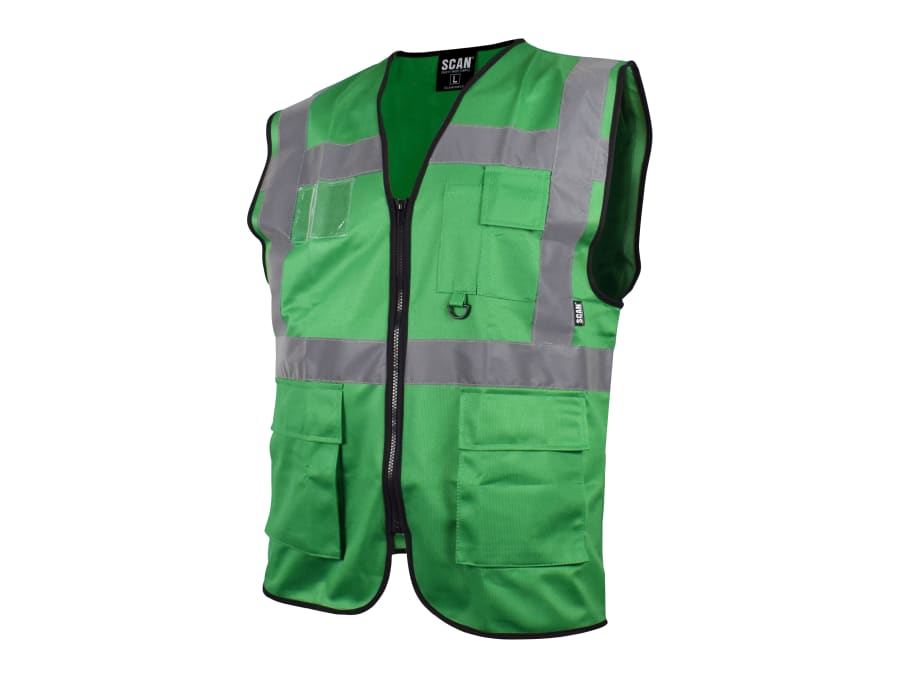 Scan SFV09G Hi-Vis Utility Waistcoat