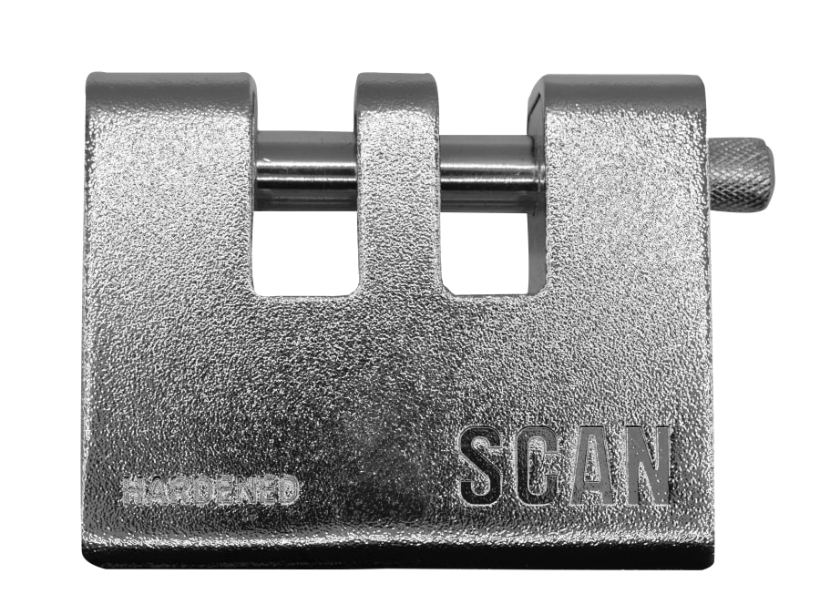 Scan ZA11290 90mm Armoured Twin Slot Shutter Padlock