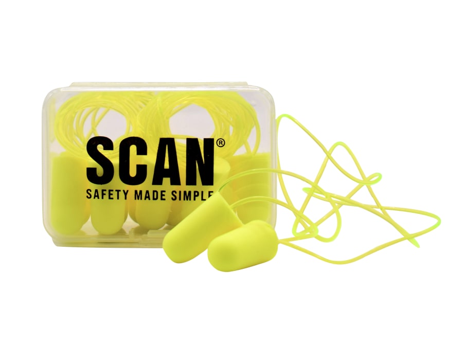 Scan EC1001AC Foam Earplugs with 6 Pairs