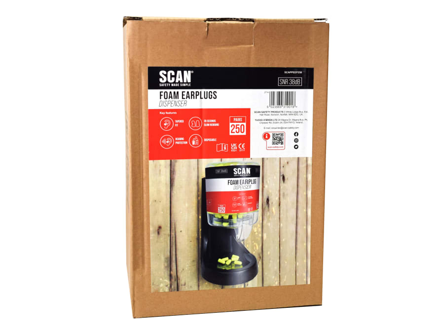 Scan ED250 Earplug Dispenser with 250 Pairs
