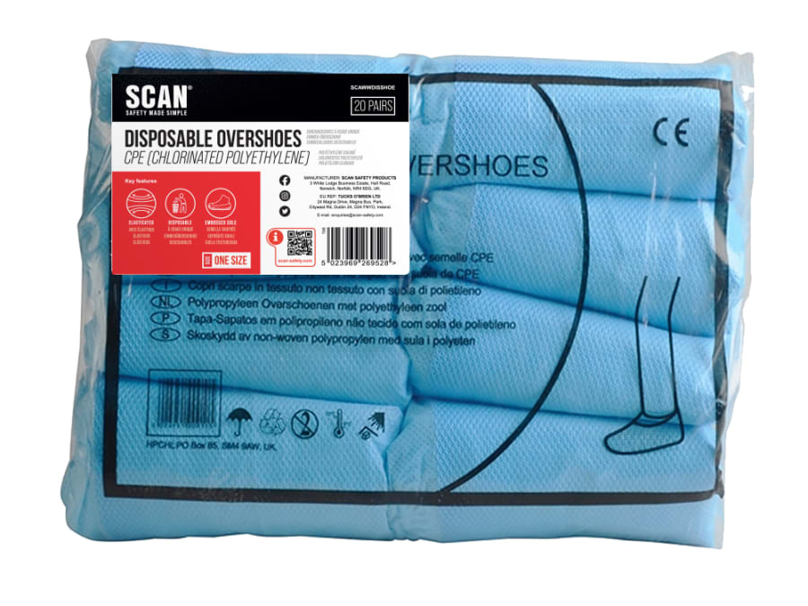 Scan Disposable Overshoes with 20 Pairs