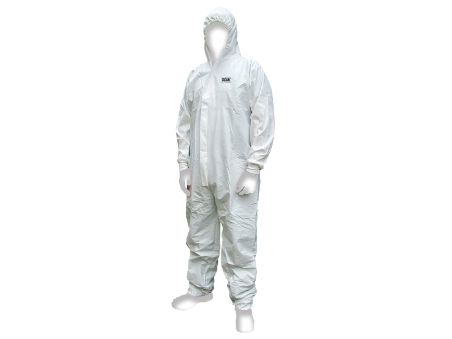 Scan 2503XXLARGE Chemical Splash Resistant Disposable Coverall Type 5/6 XXL