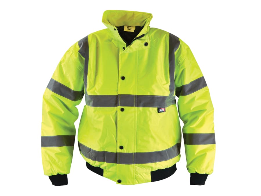 Scan OC285XL Hi-Vis Yellow Bomber Jacket XL