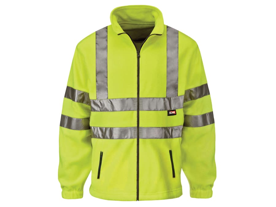 Scan BX210TL Hi-Vis Yellow Full Zip Fleece