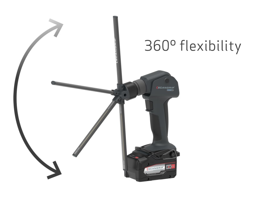 Scangrip 035693C Multilight Flex Connect 18V Bare Unit