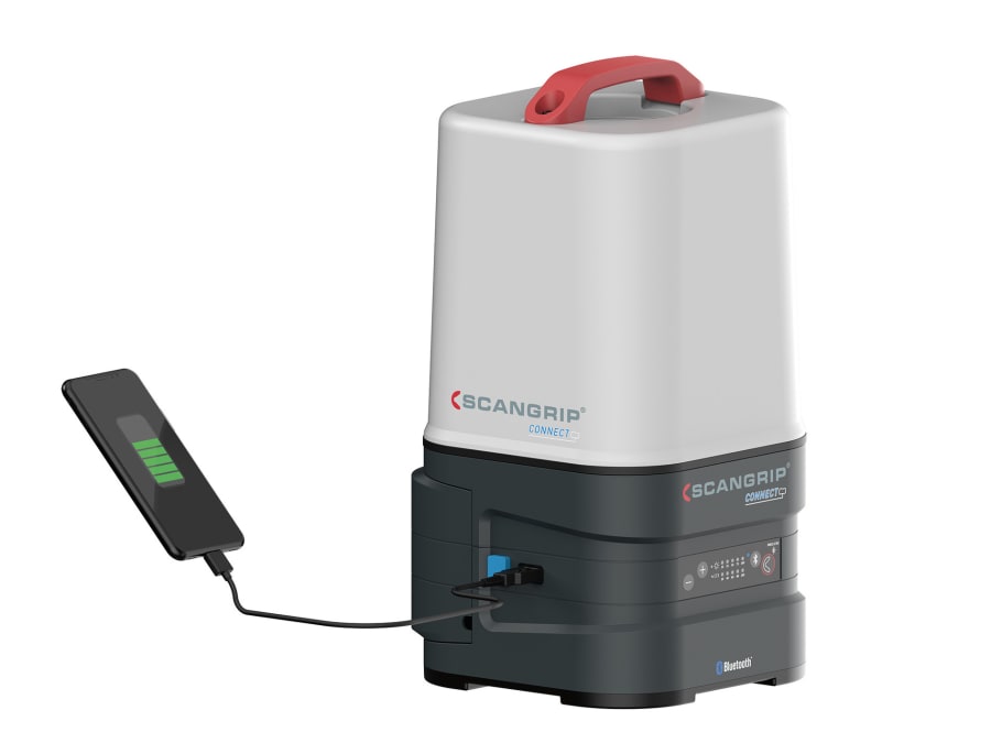 Scangrip 036103C AREA 10 CONNECT 360° Work Light 18V Bare Unit