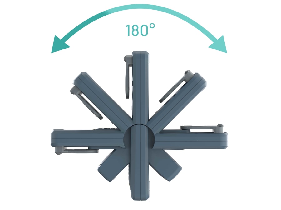 Scangrip 036208 UNIFORM Rechargeable Work Light with Charging Base