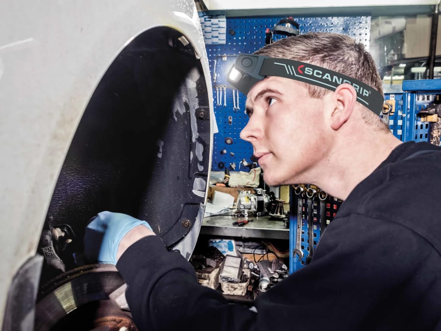 Scangrip 036212 I-VIEW Rechargeable Headlamp 400 Lumens