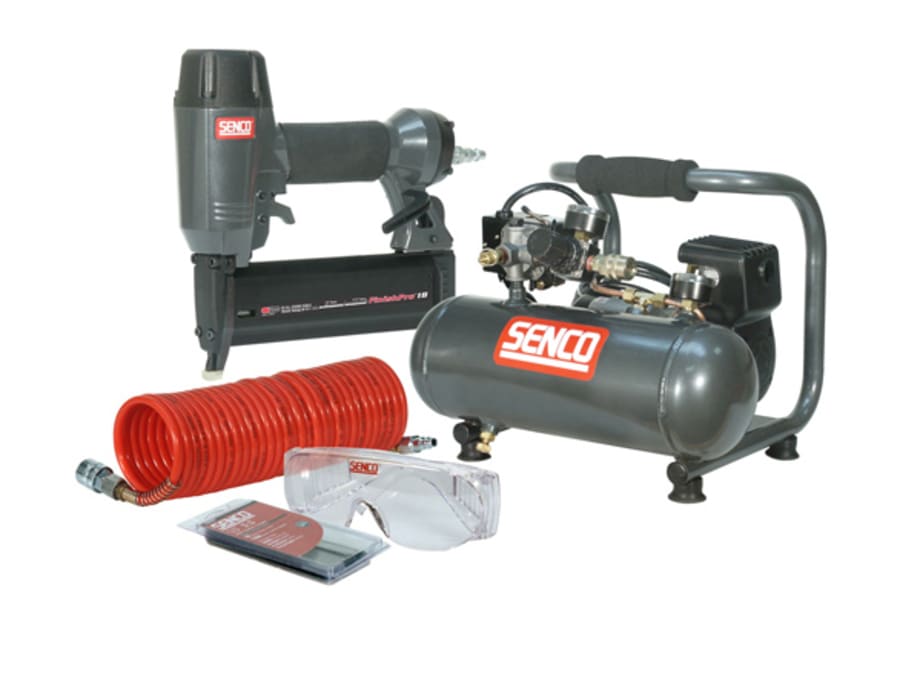 Senco PC0964UK1 Finish Pro 18 Pneumatic Nailer with 1 HP Compressor