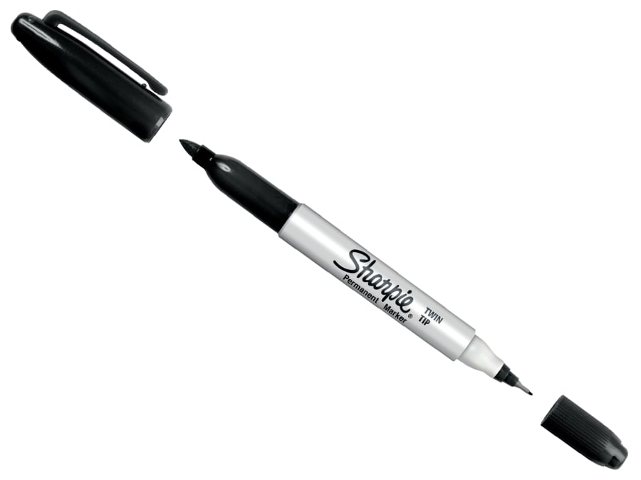 Sharpie 1985877 Twin Tip Permanent Marker Black