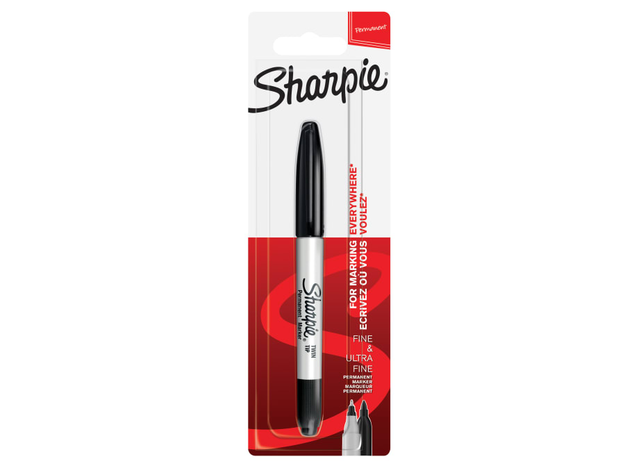 Sharpie 1985877 Twin Tip Permanent Marker Black