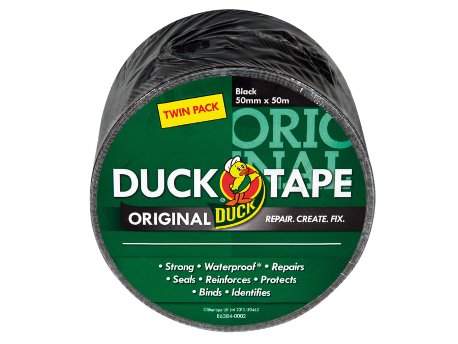 Shurtape 232336 50mm x 50m Black Duct Tape