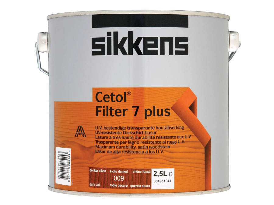 Sikkens 5085907 Cetol Filter 7 Plus Translucent Woodstain Dark Oak 2.5 litre