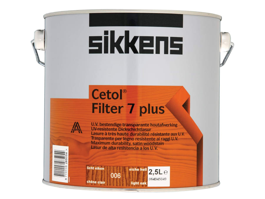 Sikkens 5085901 Cetol Filter 7 Plus Translucent Woodstain Light Oak 2.5 Litre