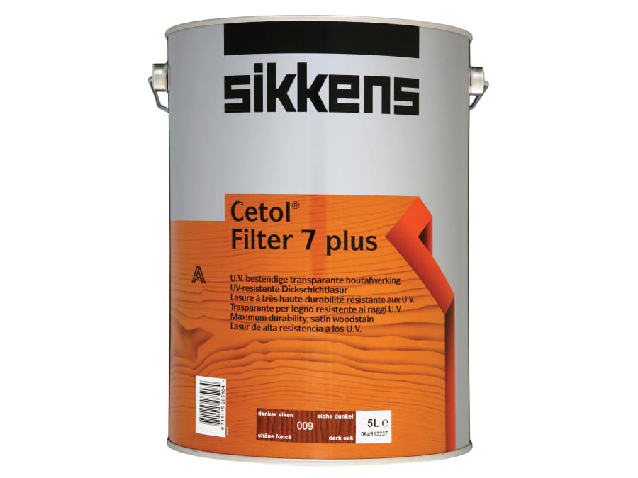 Sikkens 5085937 Cetol Filter 7 Plus Translucent Woodstain Mahogany 5 Litre