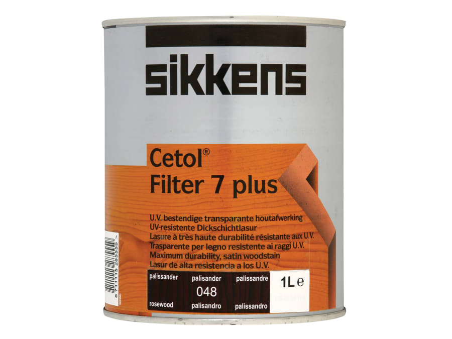 Sikkens 5085950 Cetol Filter 7 Plus Translucent Woodstain Rosewood 1 Litre