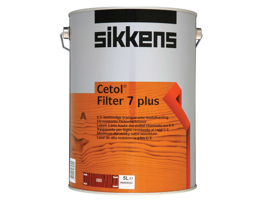 Sikkens 5085978 Cetol Filter 7 Plus Teak Woodstain 5 Litre