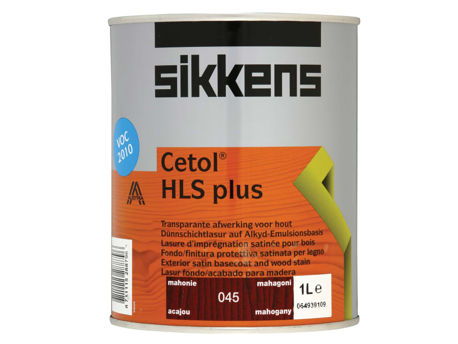 Sikkens 5085965 Cetol HLS Plus Translucent Woodstain Mahogany 1 Litre