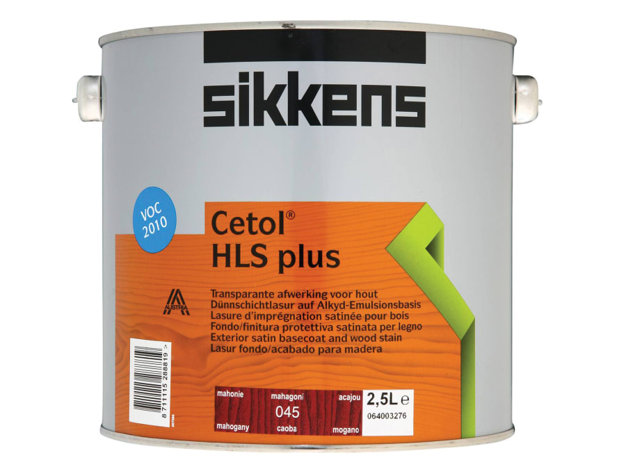 Sikkens 5085966 Cetol HLS Plus Translucent Woodstain Mahogany 2.5 Litre