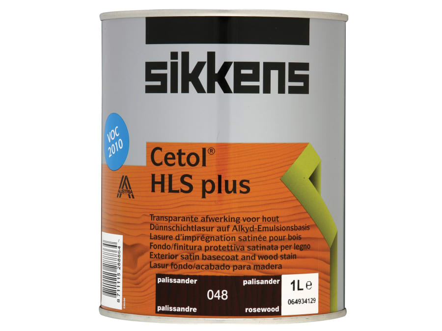Sikkens 5085969 Cetol HLS Plus Translucent Woodstain Rosewood 1 Litre