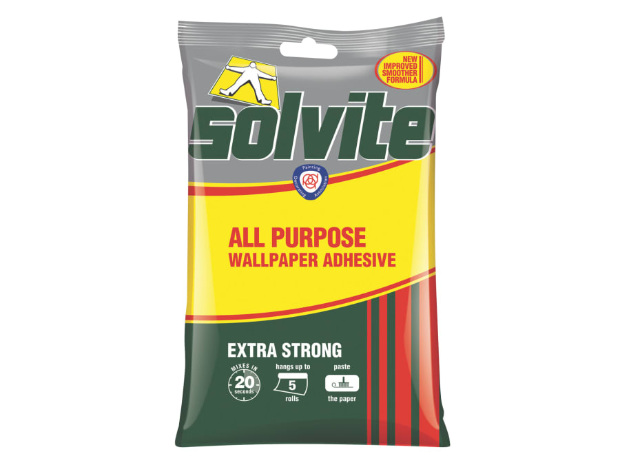 Solvite 1591219 All Purpose Extra Strong Wallpaper Paste