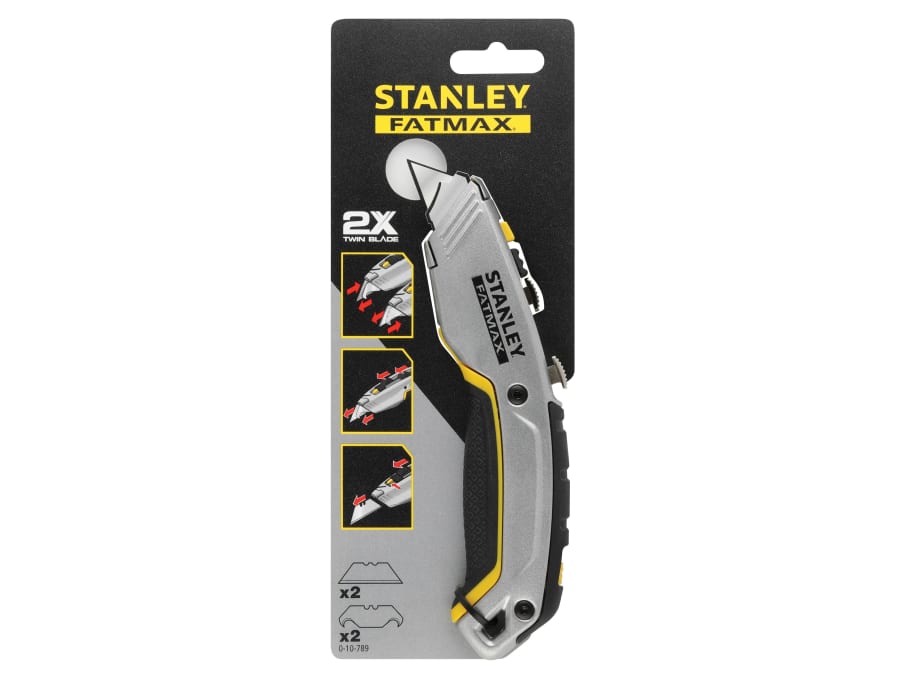 Stanley Hand Tools Stanley 010789 FatMax Retractable Twin Blade Knife