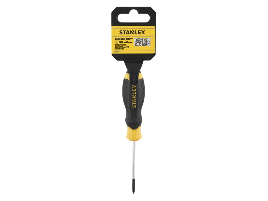Stanley Hand Tools Stanley STHT161530 PH0 x 60mm Cushion Grip Screwdriver