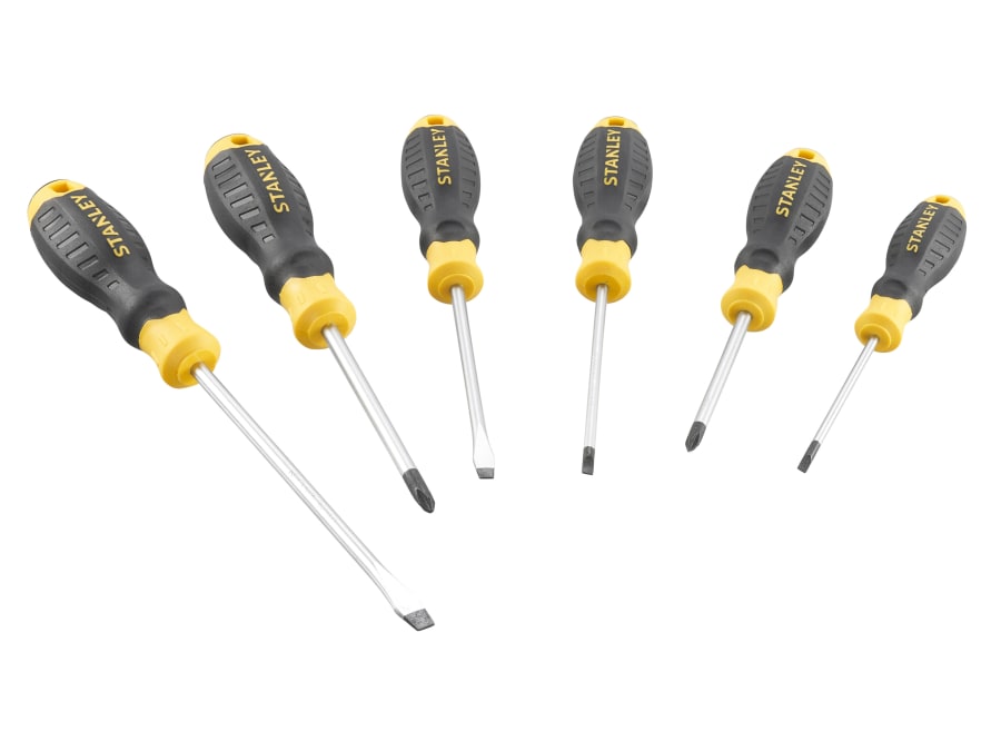 Stanley Hand Tools Stanley STHT161650 6 Piece Cushion Grip Screwdriver Set