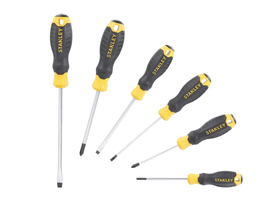 Stanley Hand Tools Stanley STHT161650 6 Piece Cushion Grip Screwdriver Set