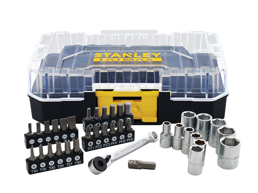 Stanley Hand Tools Stanley FMMT191010 37 Piece 1/4in Socket & Bit Set