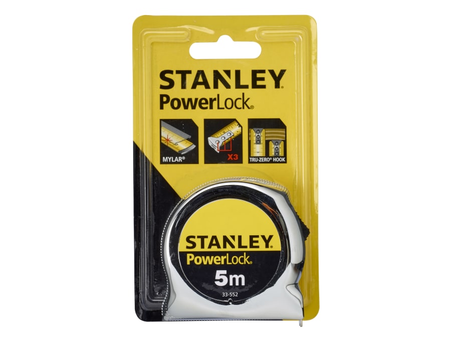 Stanley Hand Tools Stanley 033552 PowerLock Classic Pocket Tape 5m x 19mm