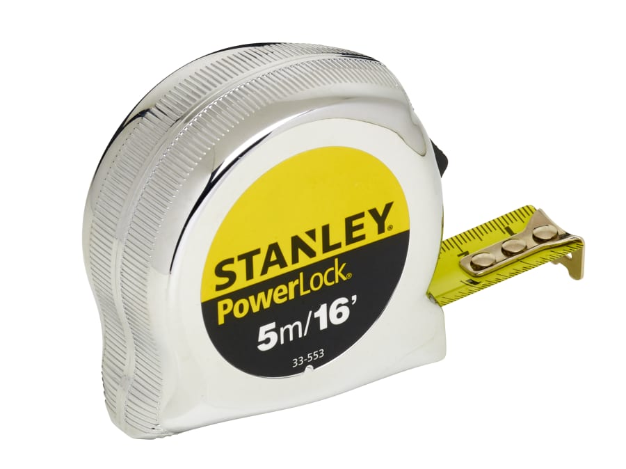 Stanley Hand Tools Stanley 033553 PowerLock Classic Pocket Tape 5m/16ft 19mm