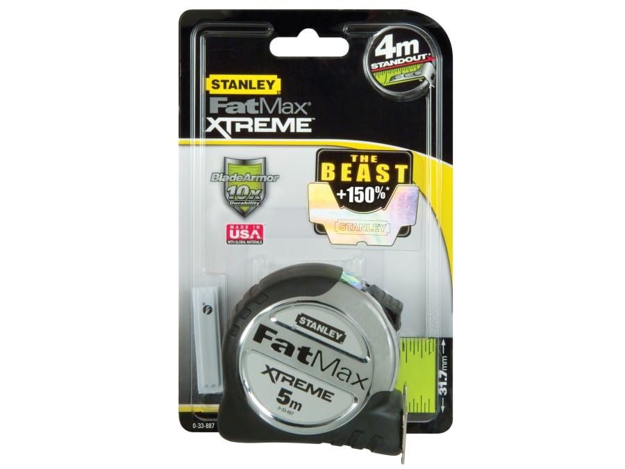 Stanley Hand Tools Stanley FatMax 033887 5m Tape Measure