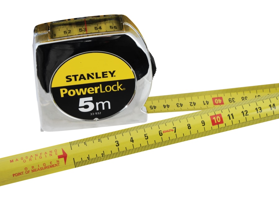 Stanley Hand Tools Stanley 033932 PowerLock Tape Measure 5m x 19mm