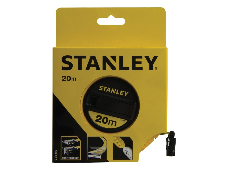 Stanley Hand Tools Stanley 034296 20m x 13mm Closed Case Fibreglass Tape Measure