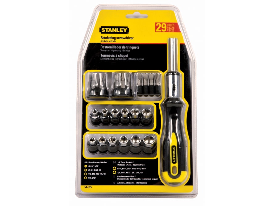 Stanley Hand Tools 054925 Ratchet Screwdriver Set