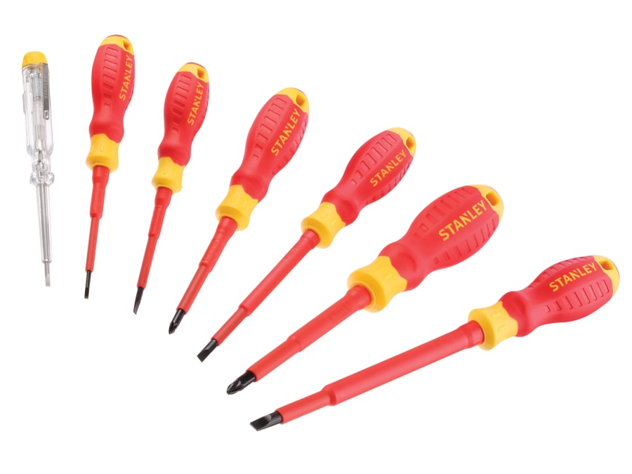 Stanley Hand Tools Stanley STHT600310 FatMax VDE Insulated Screwdriver Set 7 Piece