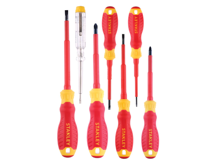 Stanley Hand Tools Stanley STHT600310 FatMax VDE Insulated Screwdriver Set 7 Piece