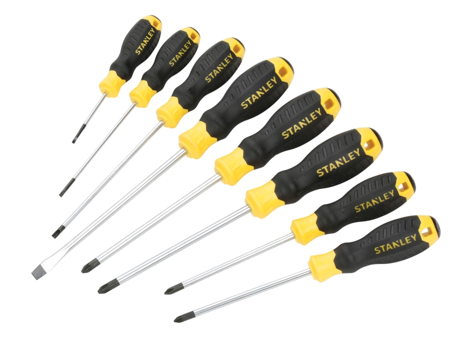 Stanley Hand Tools Stanley STHT062153 8 Piece Cushion Grip Screwdriver Set