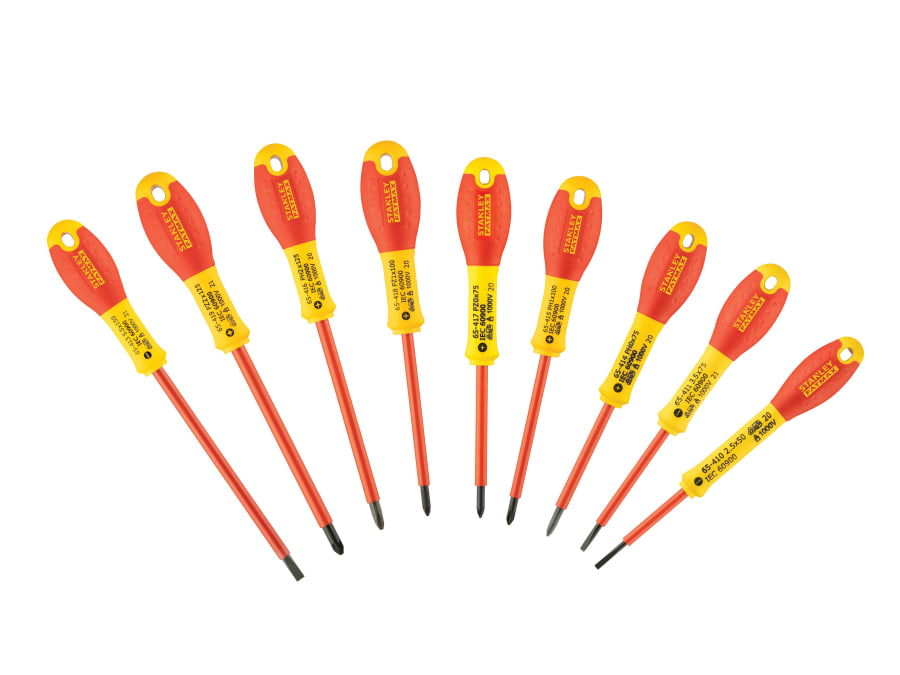Stanley Hand Tools Stanley FMHT625730 FatMax VDE Insulated Screwdriver Set 10 Piece