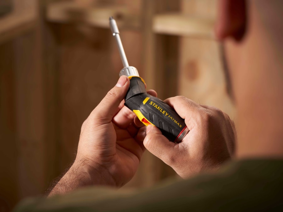 Stanley Hand Tools FMHT062691 FatMax Pistol Grip Ratchet with 12 Bits