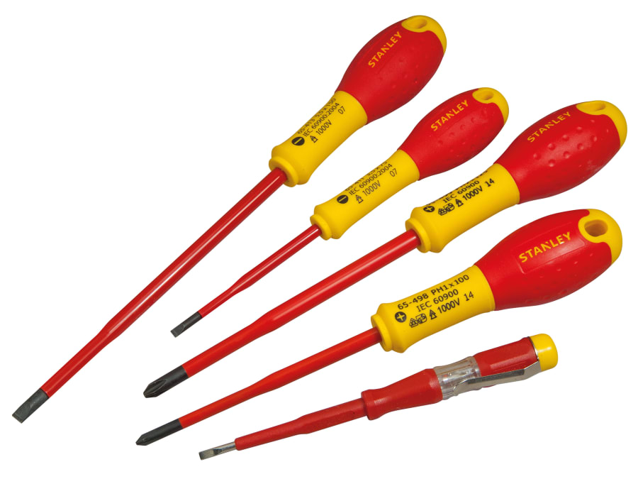 Stanley Hand Tools Stanley XTHT062694 VDE Insulated Screwdriver Set 5 Piece