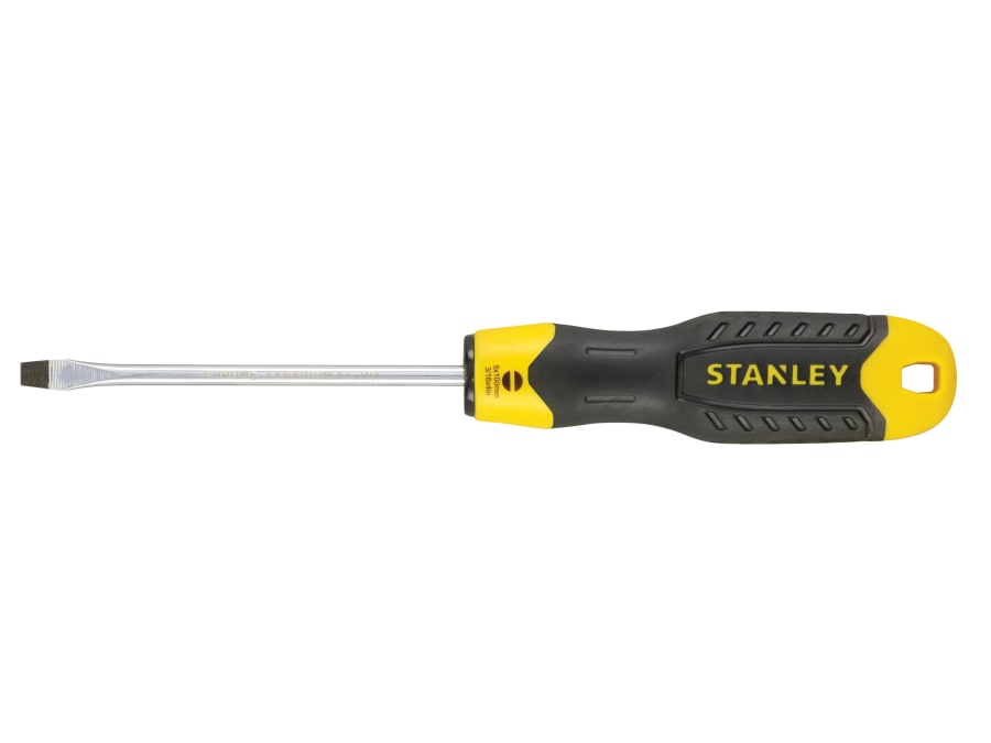 Stanley Hand Tools Stanley 064916 Cushion Grip Flared Tip Screwdriver 5 x 100mm