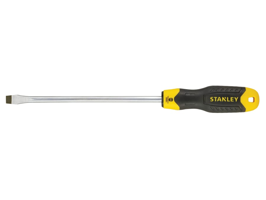 Stanley Hand Tools Stanley 064922 Cushion Grip Flared Tip Screwdriver 10 x 200mm