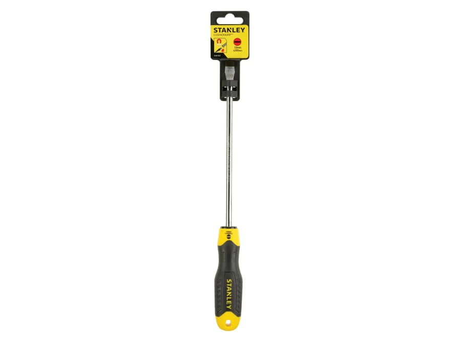 Stanley Hand Tools Stanley 064922 Cushion Grip Flared Tip Screwdriver 10 x 200mm