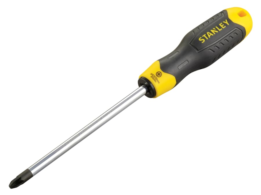 Stanley Hand Tools Stanley 064976 Pozidriv Screwdriver PZ3 x 150mm Cushion Grip
