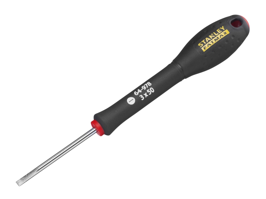 Stanley Hand Tools Stanley FatMax 064978 Parallel Tip Screwdriver 3 × 50mm